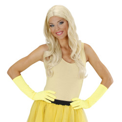 Neónovo žlté rukavice